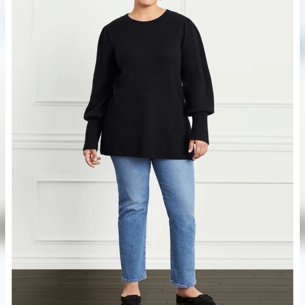 Hill House Silvia Black Crew Neck Sweater
